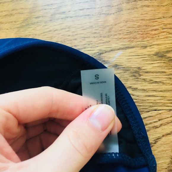 NEW Navy One Shoulder Striped Bottoms Bikini | M - Picture 5 of 5